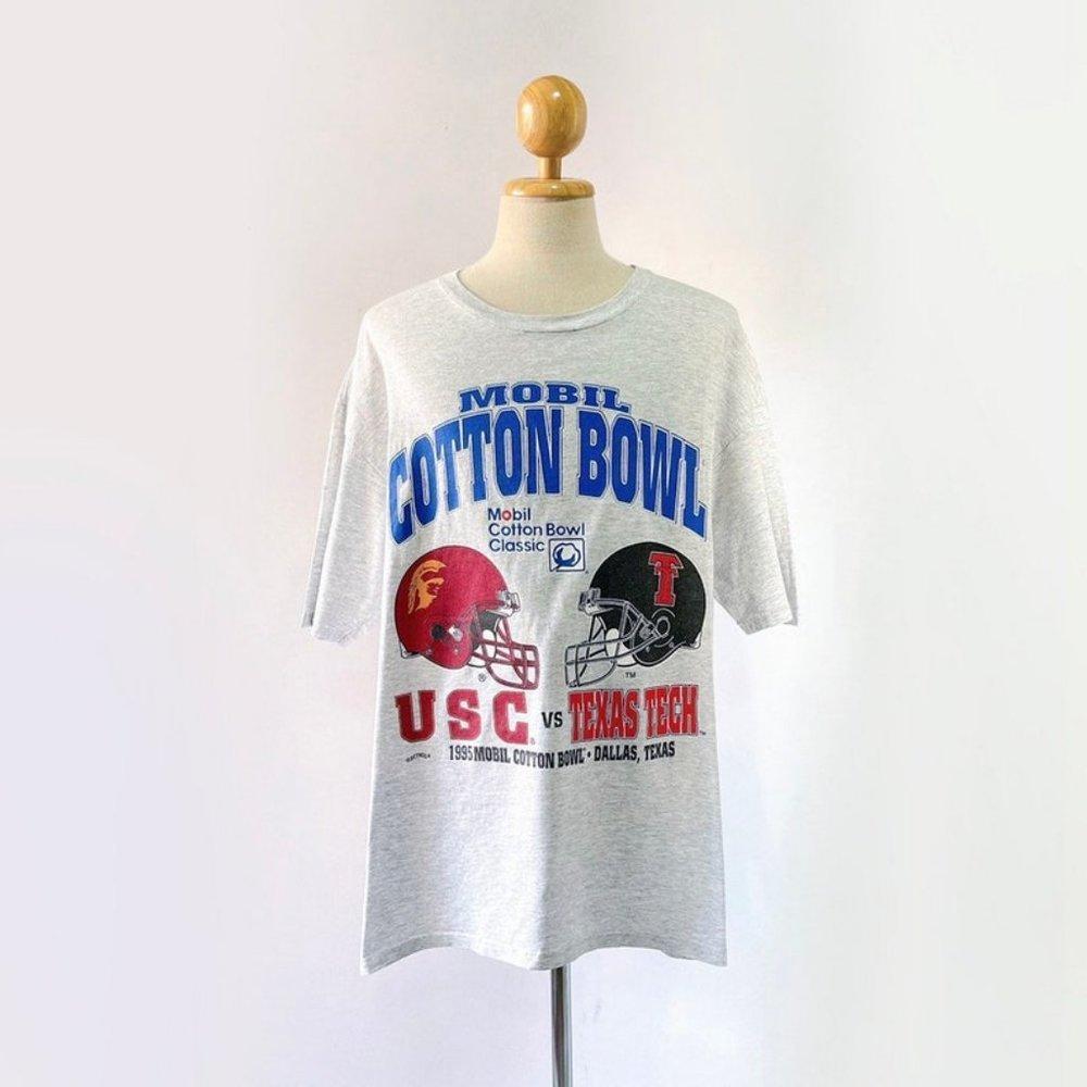 90S University Of Southern California Vs Texas Tech University Shirt Men Women